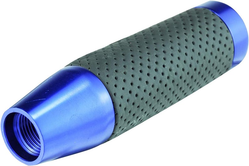 Abfer Weighted Shift Knob Short Stick Gear Shifter Adapter Leather Shift Knobs for Most Automatic Manual Vehicle Trucks,Blue - Image 5